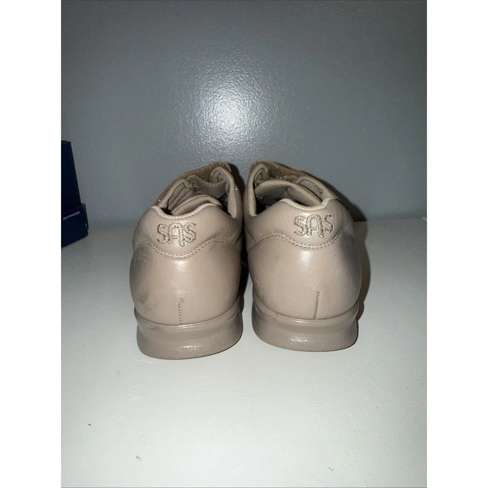 SAS Walking Comfort Shoes EZ Strap Orthopedic Mocha Leather Womens Sz 8.5M - Picture 3 of 7